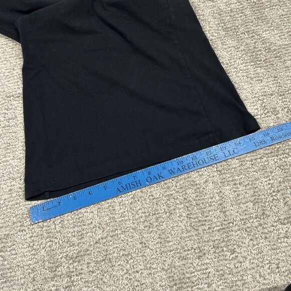 Effie's Heart Pants Womens Medium Wide Leg High Waisted Black Stretch - Picture 8 of 8